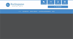 Desktop Screenshot of burlingamedentalarts.com